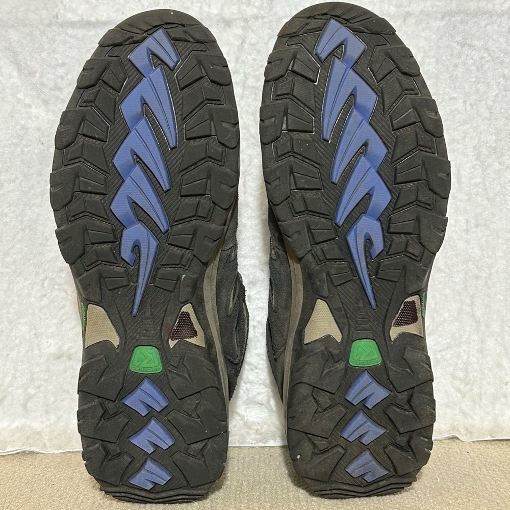 Karrimor Mens Blue Mount Mid Top Waterproof Suede Hiking Boots Shoes SZ US 9.5 - Picture 8 of 11